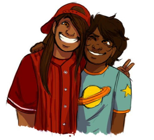 Hunter and Briar as kids